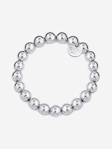 CLASSYANDFABULOUS Jewelry Armband 'CLASSYANDFABULOUS Beaded' in Silber: Vorderseite