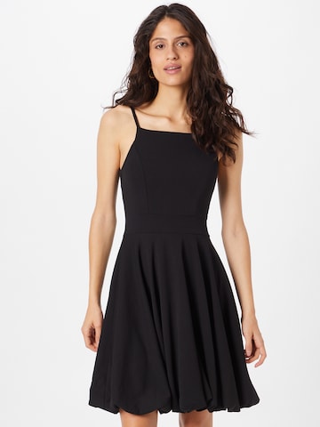 WAL G. שמלות קוקטייל 'JASMINE' בשחור: מלפנים