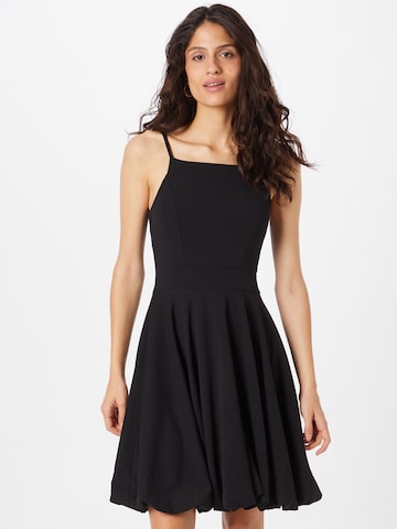 Robe de cocktail 'JASMINE' WAL G. en noir : devant