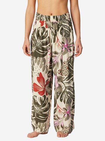 SCHIESSER Pyjamahose ' Mix Relax ' in Beige: Vorderseite