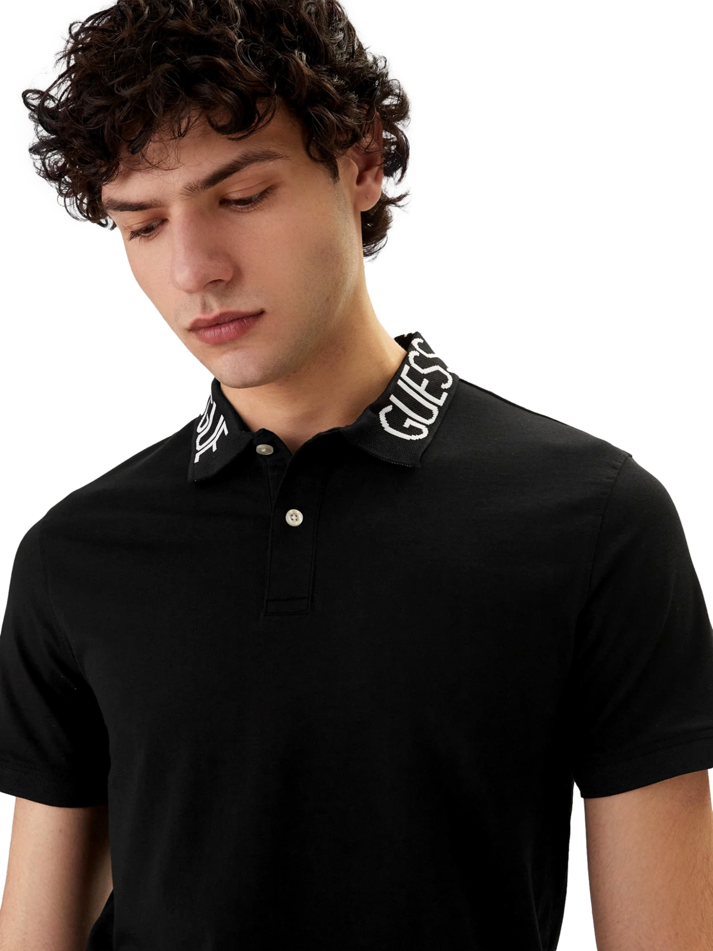 GUESS Bluser & t-shirts 'Nolan' i sort