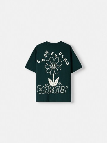 Bershka Shirt in Groen