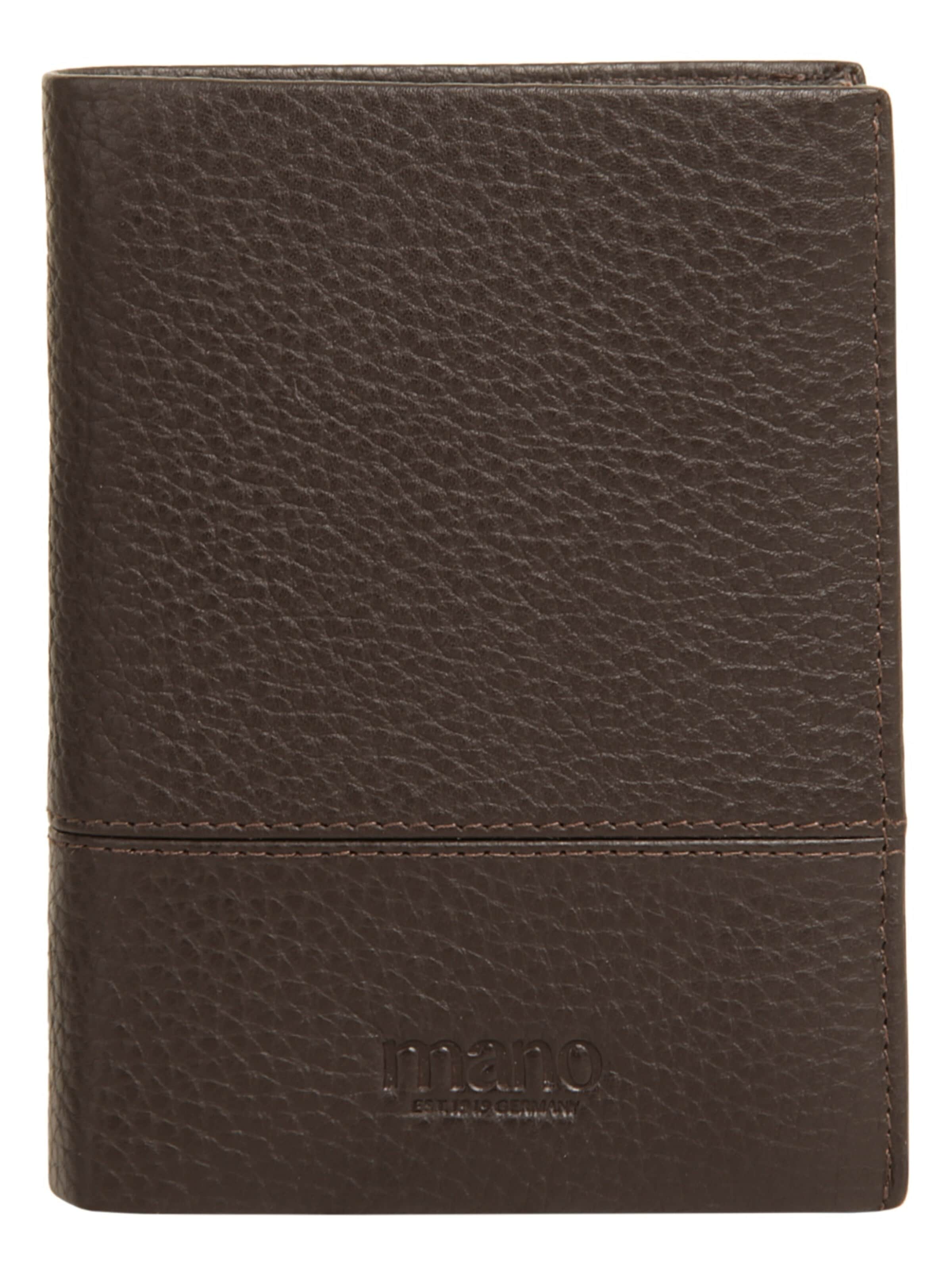 mano Wallet in Brown: front