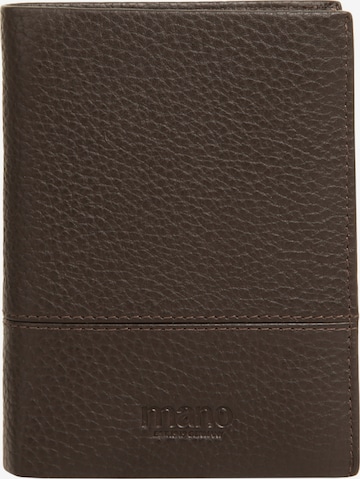 mano Wallet in Brown: front