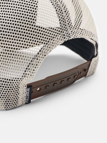 Pull&Bear Czapka z daszkiem w kolorze brązowy