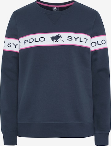 Polo Sylt Sweatshirt in Blue: front