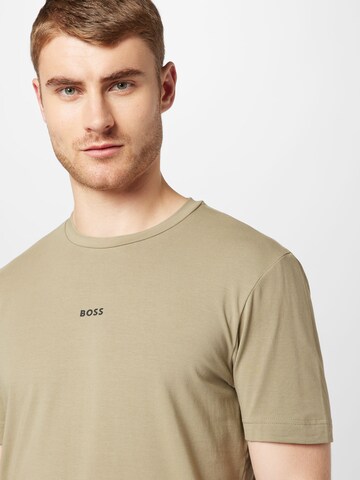 BOSS T-Shirt 'Chup' in Grün
