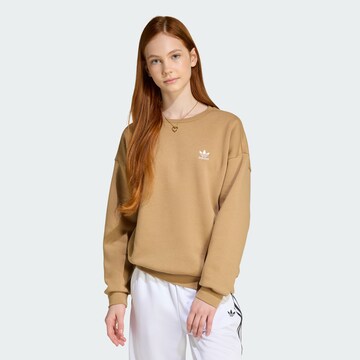 ADIDAS ORIGINALS Sweatshirt in Brown: front