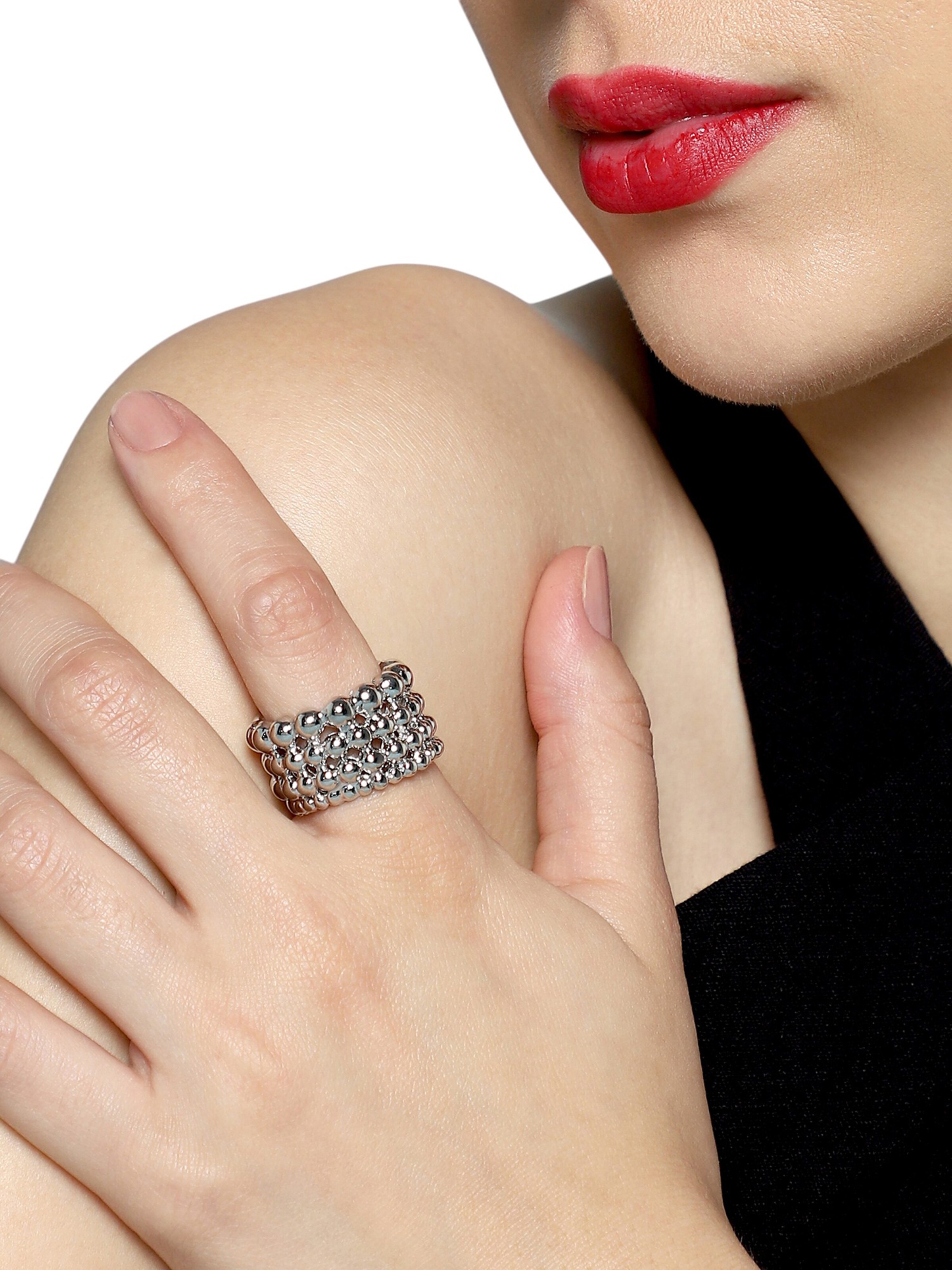 SOHI Ring 'Shraddha' i sølv: forside