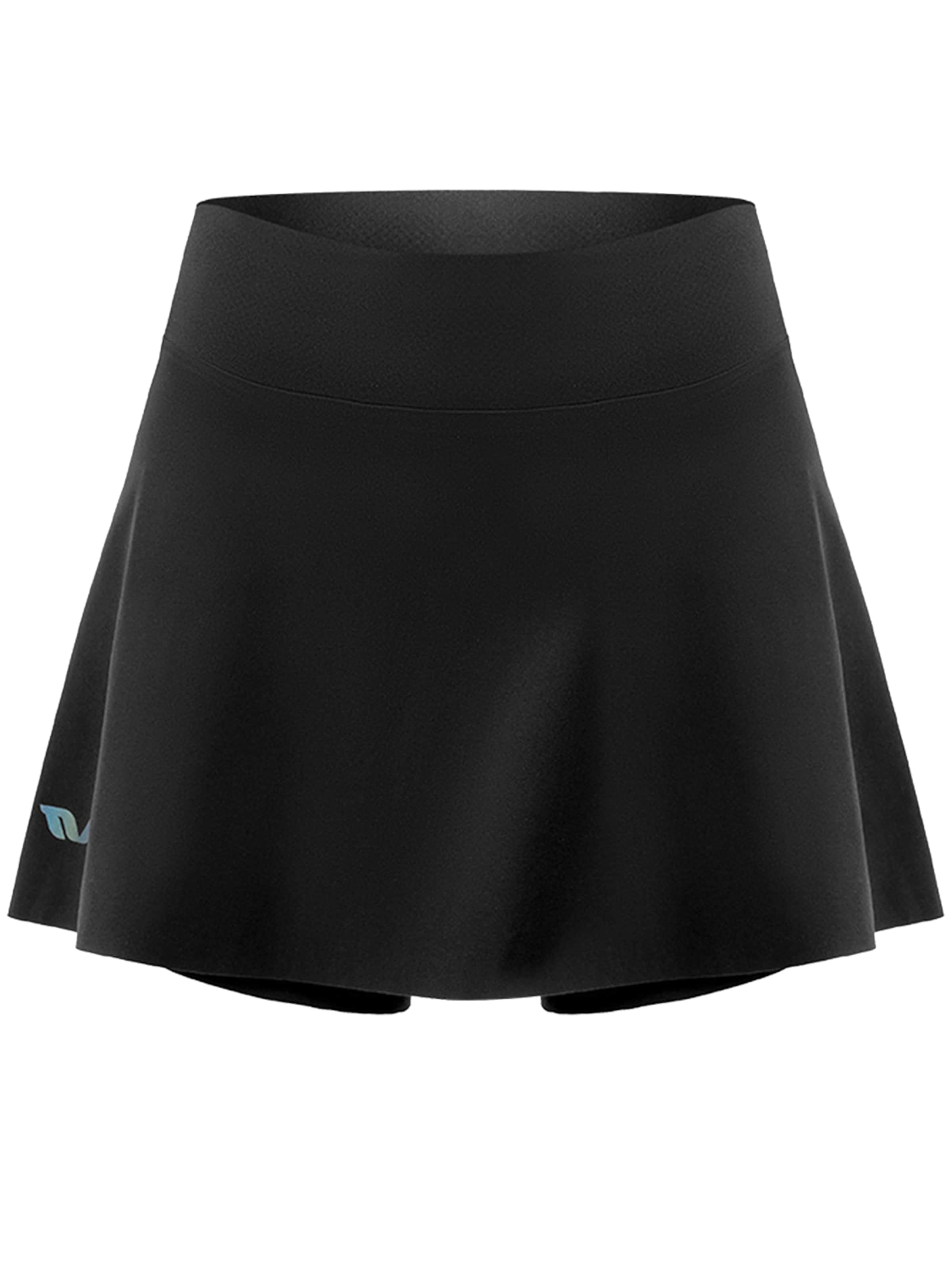 ROCKBROS Athletic Skorts in Black: front