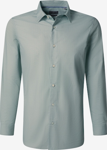 Chemise business PIERRE CARDIN en bleu : devant