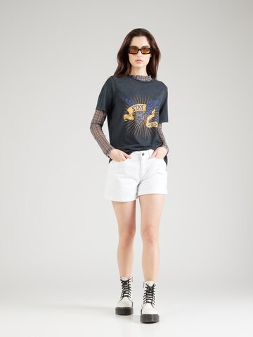 Noisy may Regular Broek 'SMILEY' in Wit