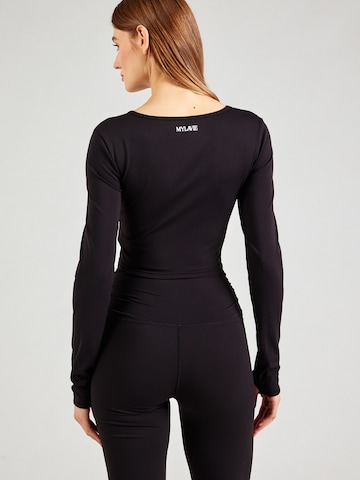 MYLAVIE by Sarah Harrison Sports top in Black