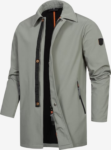 INDICODE JEANS Tussenjas in Grijs: voorkant