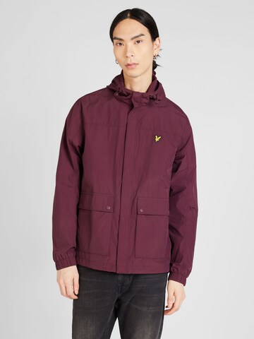 Lyle & Scott Kurtka przejściowa w kolorze czerwony: przód