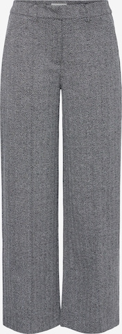 ICHI Wide Leg Hose 'IHKATE' in Schwarz: Vorderseite