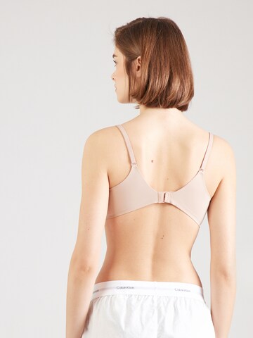 Calvin Klein Underwear Koszulkowy Biustonosz w kolorze beżowy