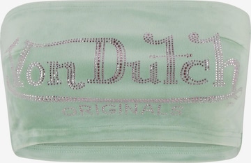 Von Dutch OriginalsTop 'Sway' - zelena boja: prednji dio