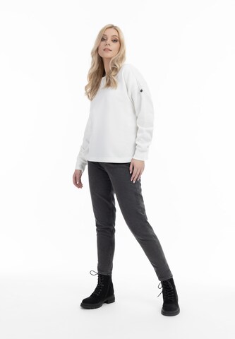 DreiMaster Vintage Sweatshirt 'Idem' in Weiß