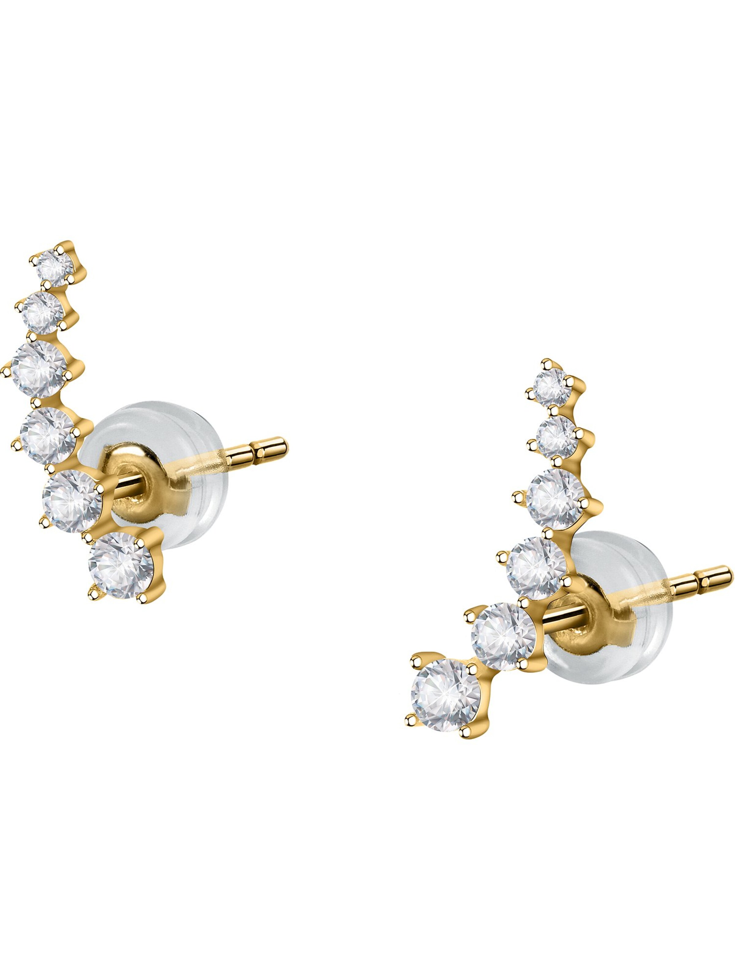 FAVS Earrings in Yellow: front