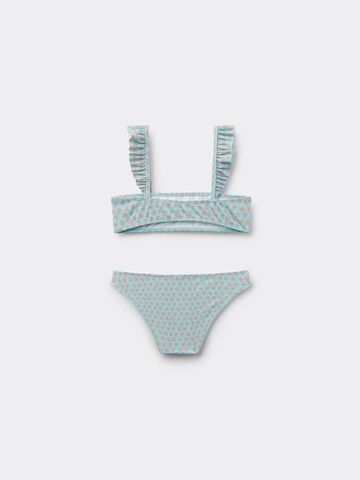 CALZEDONIA Bustier Bikini 'Soft Daisy' in Blau