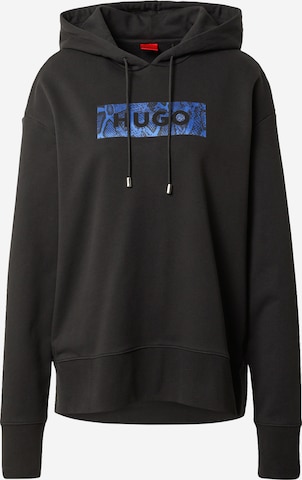 HUGO Red Sweatshirt 'Dreala 2' in Black: front