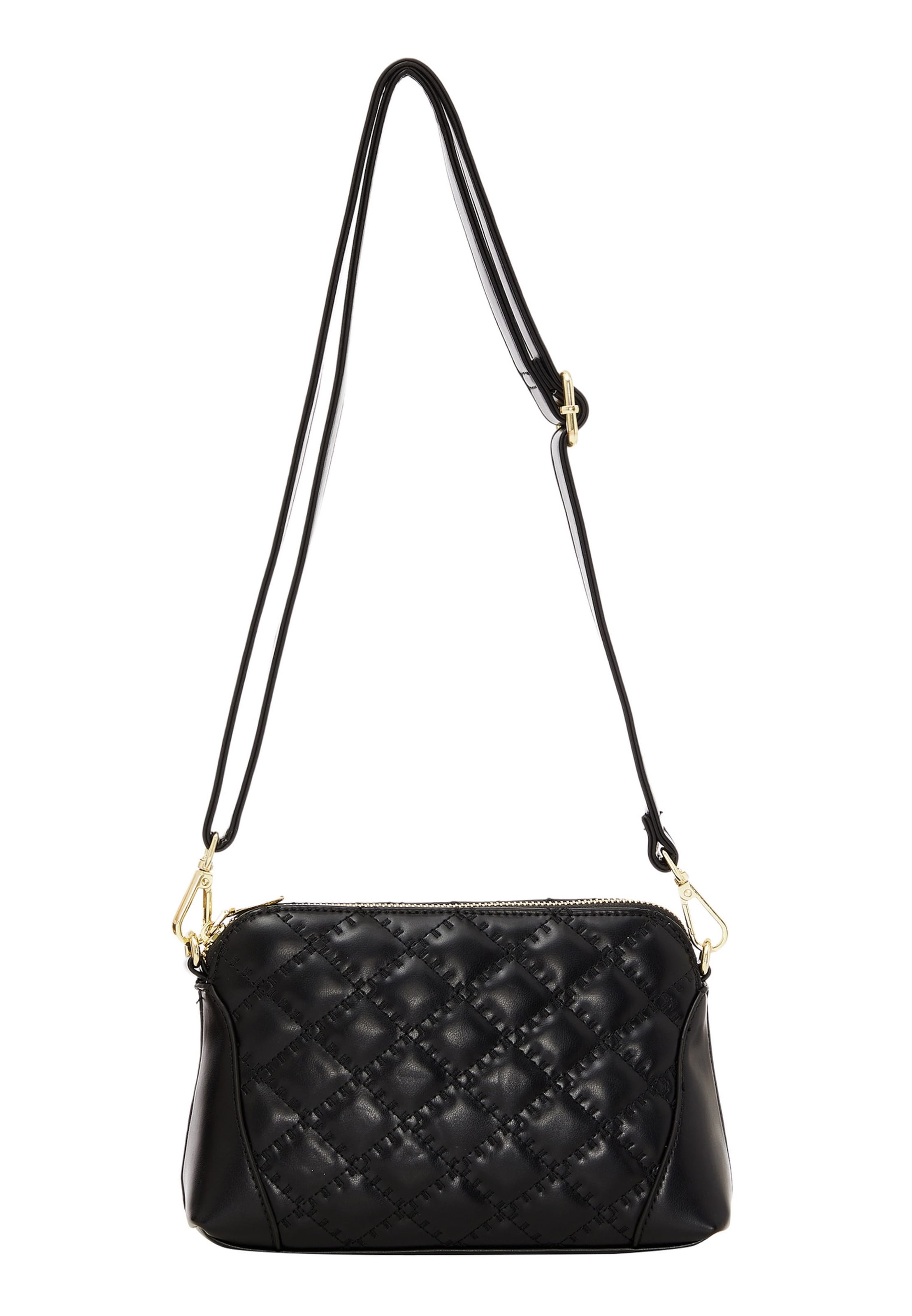 faina - Mala de ombro em preto: frente