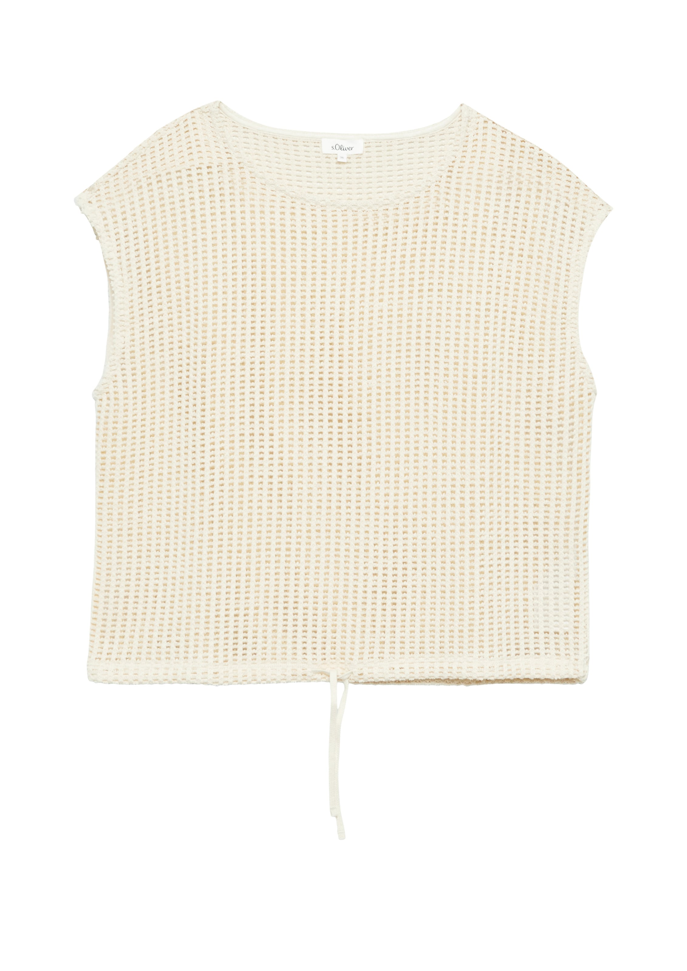 s.Oliver Trui in Beige: voorkant