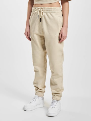 Effilé Pantalon DEF en beige : devant