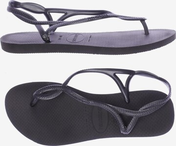 HAVAIANAS Sandalen 38 in Schwarz: predná strana