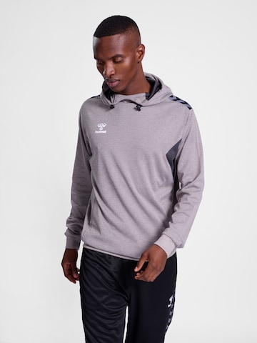 Sweat de sport 'Authentic PL' Hummel en gris : devant