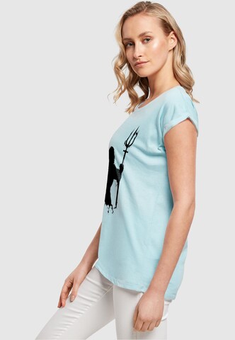 T-shirt 'Aquaman - Mono Silhouette' ABSOLUTE CULT en bleu