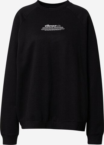 ELLESSE Sweatshirt 'Favaretto' in Zwart: voorkant