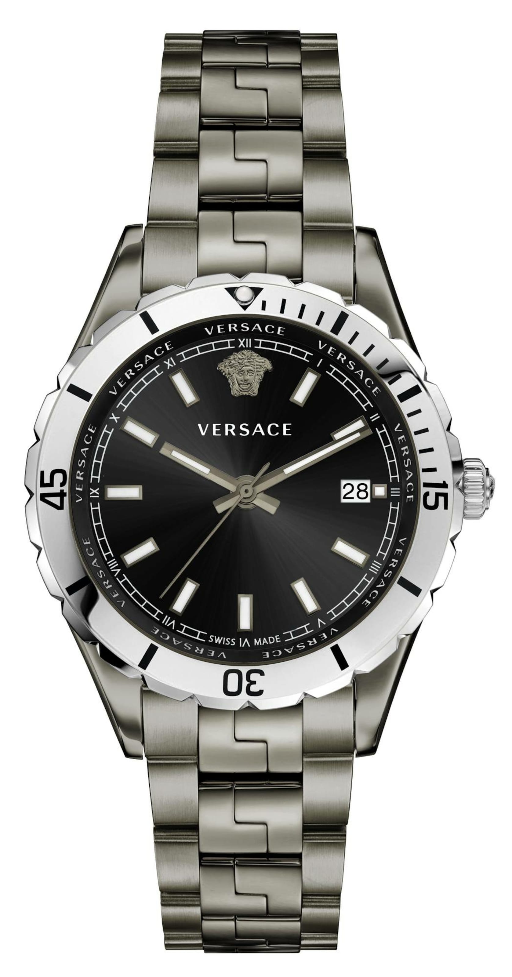 VERSACE Analoog horloge in de kleur Zilver, Productweergave