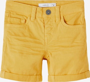 NAME IT - Pantalón 'SOFUS' en amarillo: frente