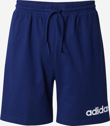 ADIDAS SPORTSWEAR Sports trousers 'LIN SJ' in Blue: front