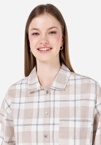 Colin's Blouse in de kleur Beige, Productweergave