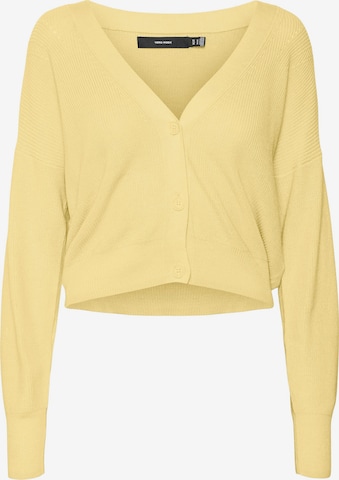 VERO MODA - Cárdigan en amarillo: frente