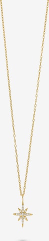 Fiocco Jewelry Necklace 'Luna' in Yellow: front