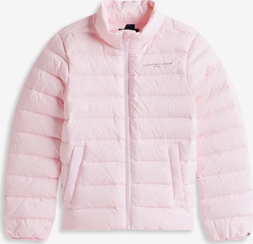 TOMMY HILFIGER Демисезонная куртка 'ESSENTIAL' в Ярко-розовый: спереди