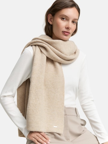 TOM TAILOR Sjaal in Beige: voorkant