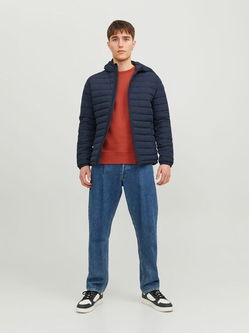 JACK & JONES Sweatshirt 'Star' in Rot