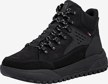 Bottes à lacets Rieker en noir : devant