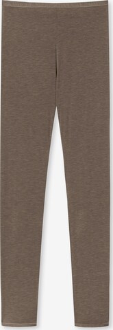 Leggings 'Personal Fit' SCHIESSER en marron : devant