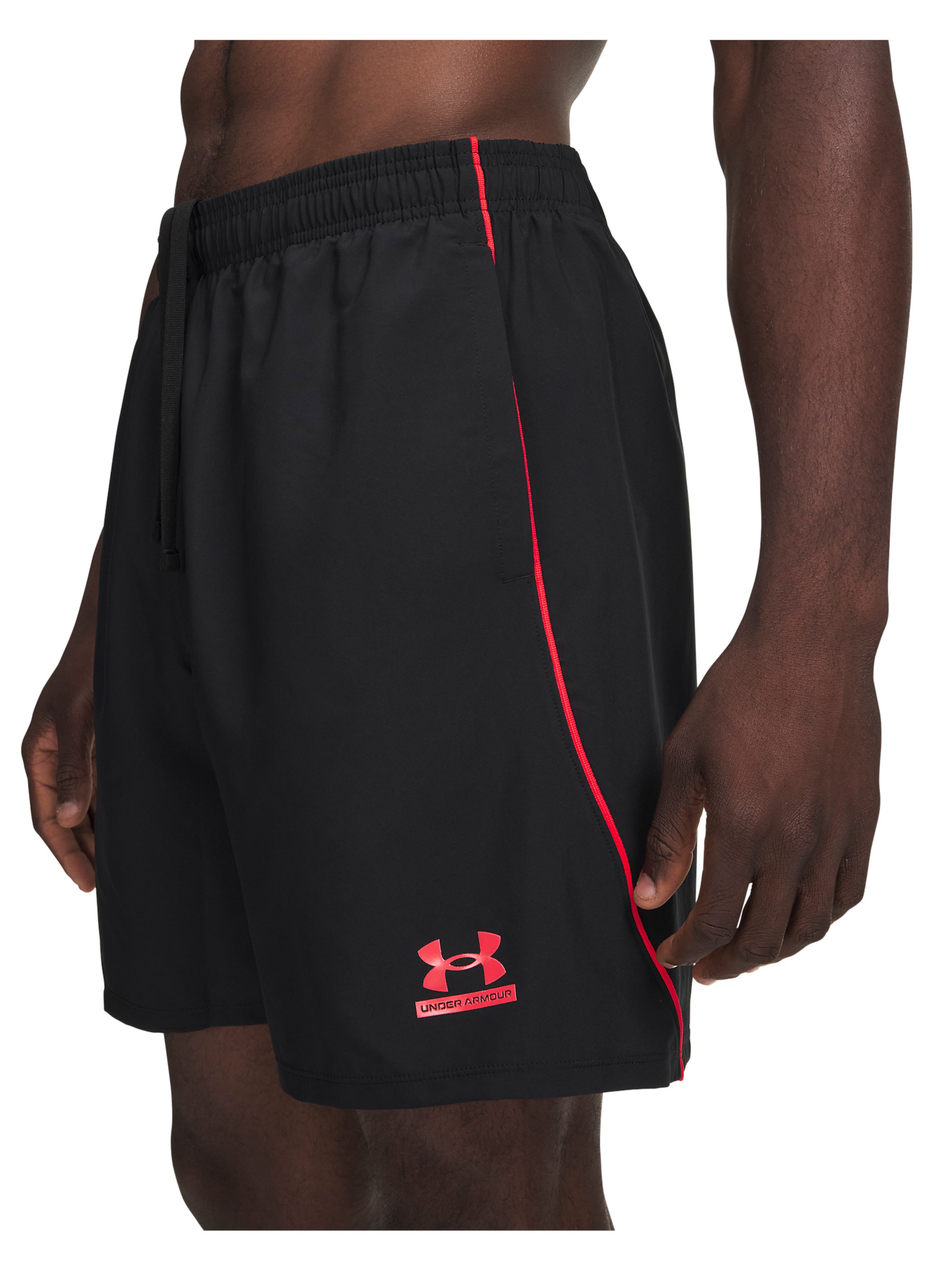 UNDER ARMOUR Regular Sportbroek 'Tech' in Zwart