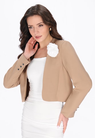 faina - Blazer en beige: frente