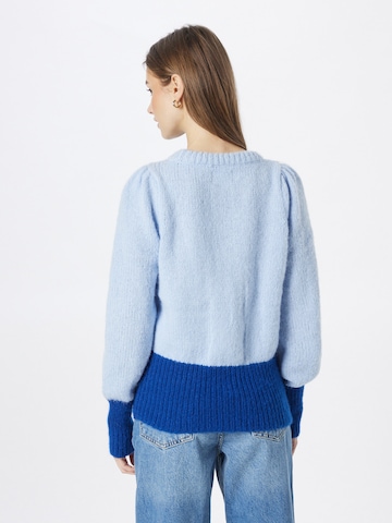 PIECES Pullover 'LAYAN' in Blau