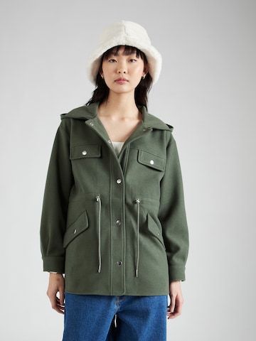 ABOUT YOU Between-Seasons Parka 'Pia' in Green: front