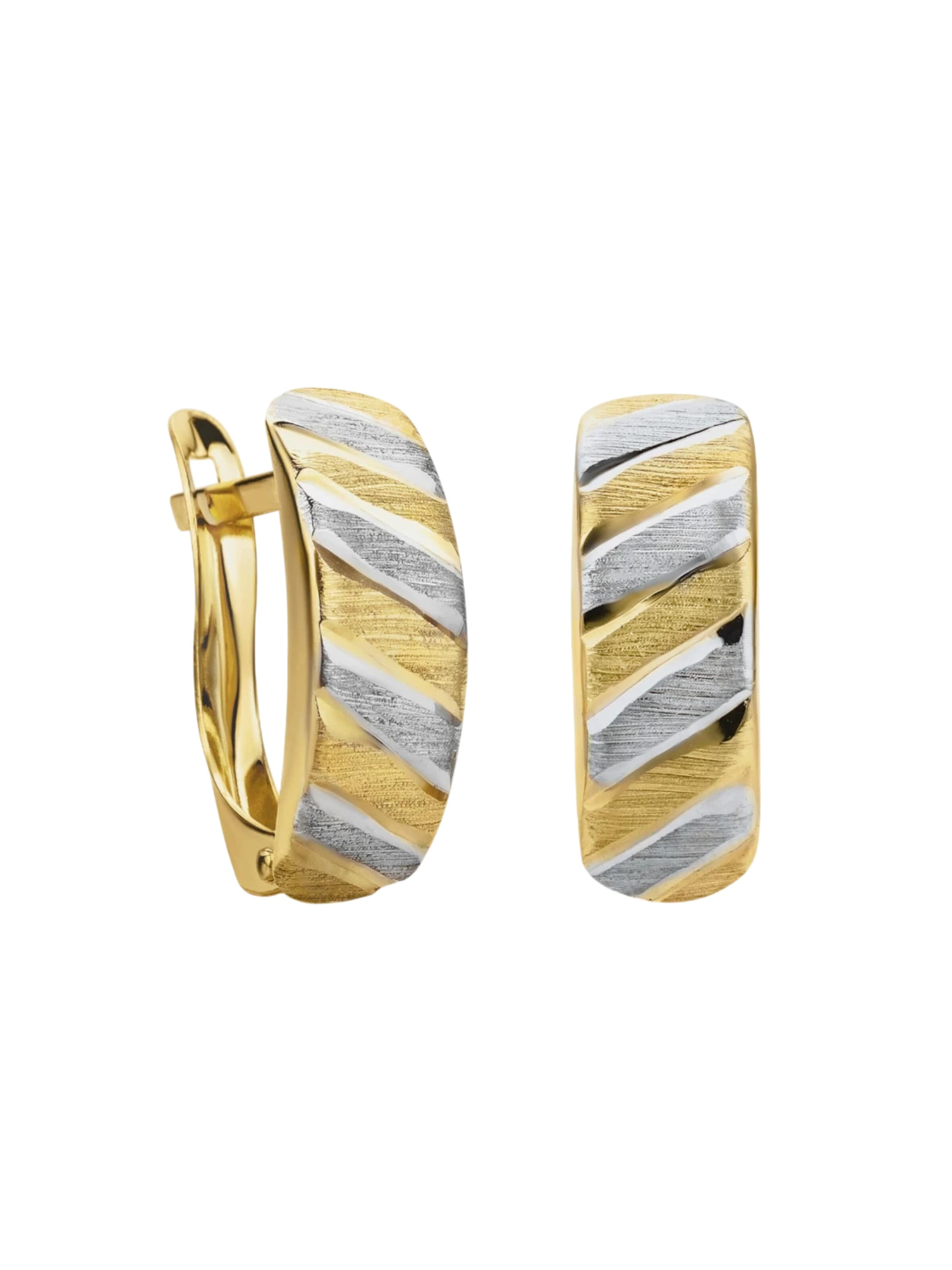 Orecchini 'Ohrringe aus 585 Gelbgold' di DIAMANT LETERNEL in giallo: frontale