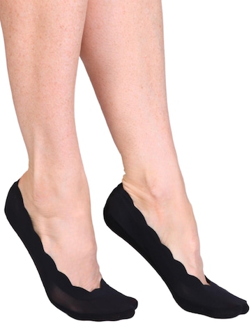 Sokisahtel Socken 'MILANO' in Schwarz: Vorderseite